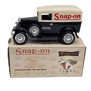 Snap-on 75th Anniversary 1929 Ford Model A Delivery Van Diecast Coin Bank 1/25